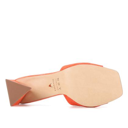 Imagem de Open Mule Couro Carrano Triangle Suede
