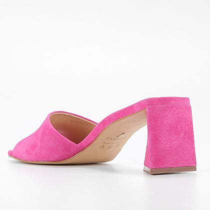 Imagem de Open Mule Couro Carrano Triangle Suede