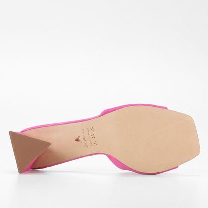 Imagem de Open Mule Couro Carrano Triangle Suede