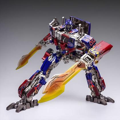Imagem de Optimus Prime Transformers Action Figure Boneco Vira Robo