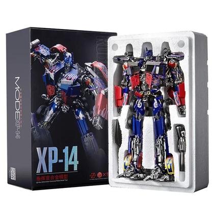 Imagem de Optimus Prime Transformers Action Figure Metal Alloy Mecha Robot Para Crianças Presente De Ano Novo