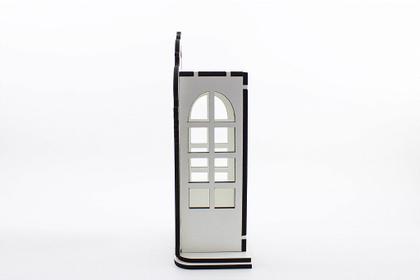 Imagem de Oratório Capela com Janela Branco Mdf 33 cm