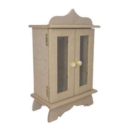 Imagem de Oratorio Porta com Vidro Tamanho P 17cm Mdf Madeira