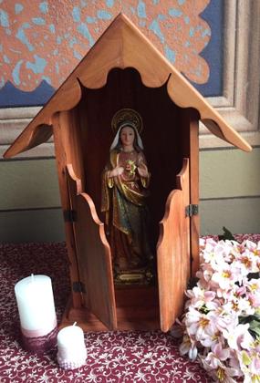 Imagem de Oratório Rústico Peroba Rosa