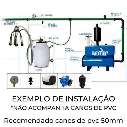 Imagem de Ordenhadeira mâcanica com Motor 2 Cv e 1 Conjuntos Duplos