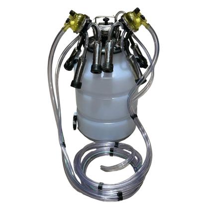 Imagem de Ordenhadeira Mecânica Bomba de Vacuo 300 Litros, Motor 1 Cv, 1 Conjunto Duplo