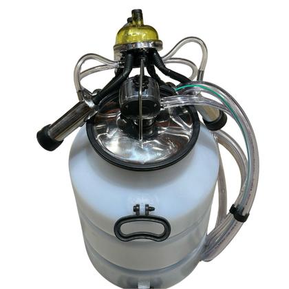 Imagem de Ordenhadeira Mecânica Móvel Bomba de vacuo 300 litros, Motor 1 CV, Com1 Conjunto de ordenha Acoplado