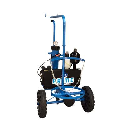 Imagem de Ordenhadeira Mecânica Móvel completa com um conjunto duplo acoplado