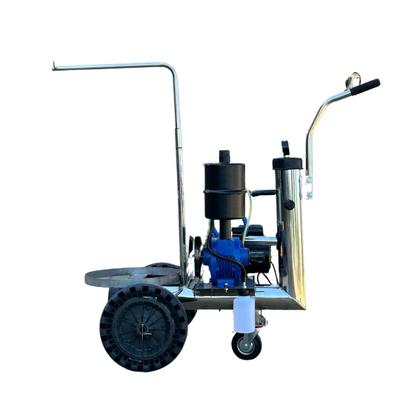 Imagem de Ordenhadeira Mecânica Móvel Inox Bv 300 Com 1 Conjunto Duplo de ordenha Acoplado