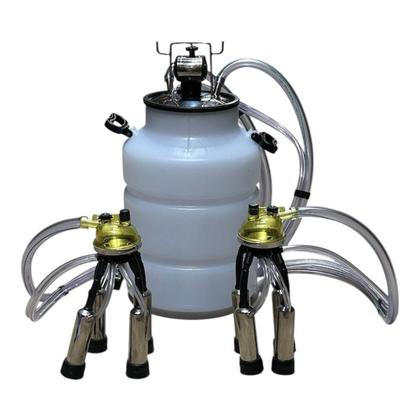 Imagem de Ordenhadeira Movel Com 1 Conjunto Duplo De Ordenha para duas vacas Completo