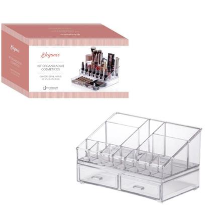 Imagem de Organizador acrilico com gaveta  para maquiagem