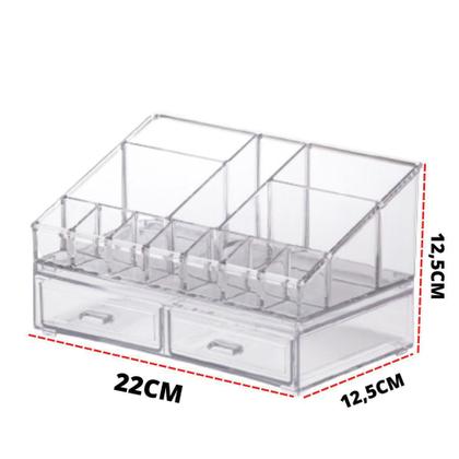 Imagem de Organizador acrilico com gaveta  para maquiagem