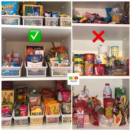 Imagem de Organizador Armário,Geladeira,Prateleira,Despença.Kit C/8Pçs