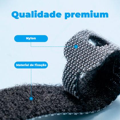 Imagem de Organizador Braçadeira De Cabos Pc Instrumentos 15cm Vention