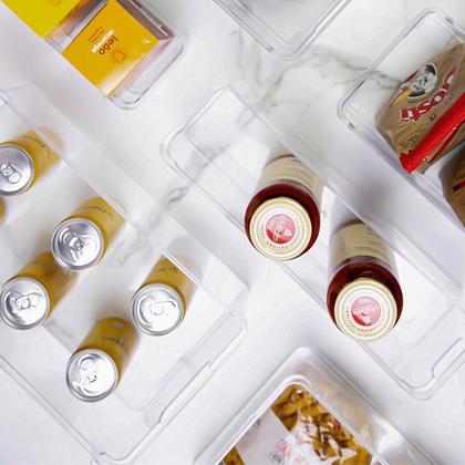 Imagem de Organizador Clear 9 Litros Transparente Com Alças Modular