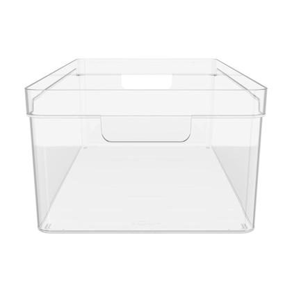 Imagem de Organizador Clear 9 Litros Transparente Com Alças Modular