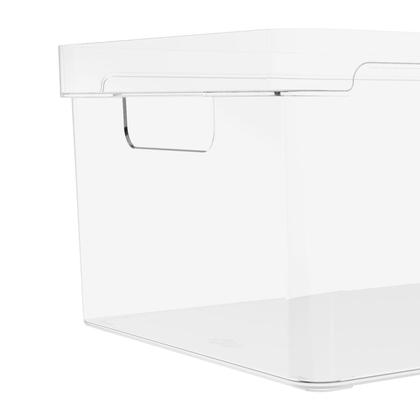 Imagem de Organizador Clear 9 Litros Transparente Com Alças Modular