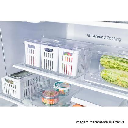 Imagem de Organizador Clear Fresh com 3 Cestos 5L Natural OF750NT - Ou