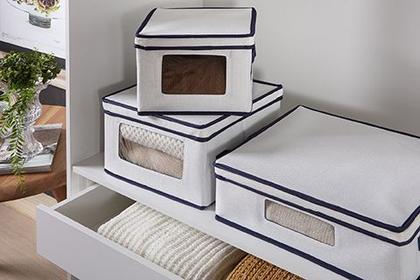 Imagem de Organizador Clear Multiuso com Alça - Concept 45x45x20cm