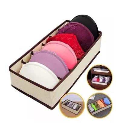 Imagem de Organizador Colmeia 6 Nichos Sutiã Cueca Meia Roupas Íntimas