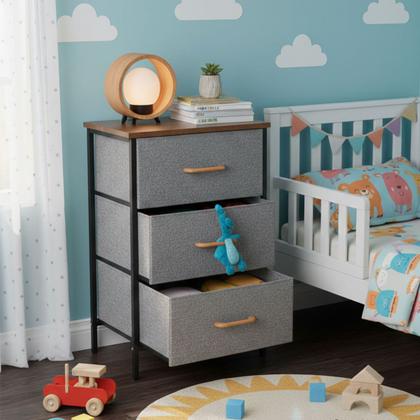 Imagem de Organizador Comoda 3 Gavetas Armario Roupa Livro Sapato Banheiro Closet Casa Sala Quarto