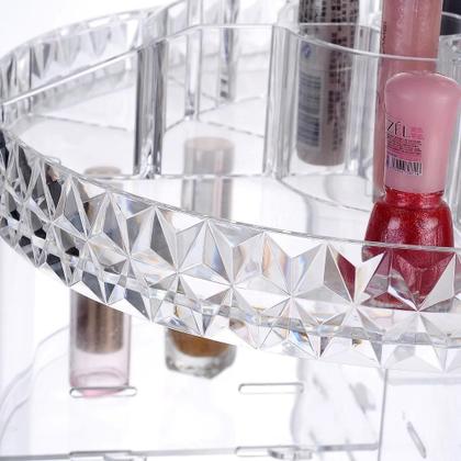 Imagem de Organizador Cosméticos Giratório Suporte Perfumes Maquiagem