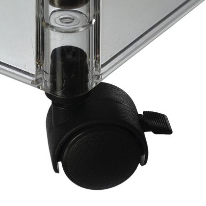 Imagem de Organizador Cozinha Sala Triplo Com Rodízio 38x28x76 Cristal