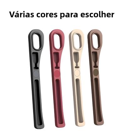 Imagem de Organizador De Acessórios Para Interior De Carro Em Couro PU Com Faixa De Armazenamento Para Espaços