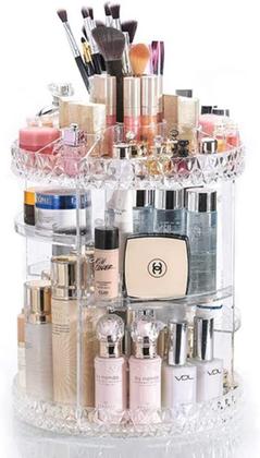 Imagem de Organizador De Acrílico Giratório p/ jóias/ maquiagem