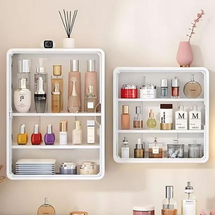 Imagem de Organizador De Acrílico Para Cosméticos De Parede Moderno