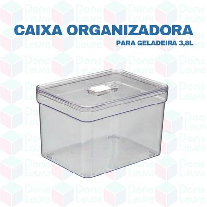 Imagem de Organizador De Alimentos Grande Resistente Transparente 1 Uni