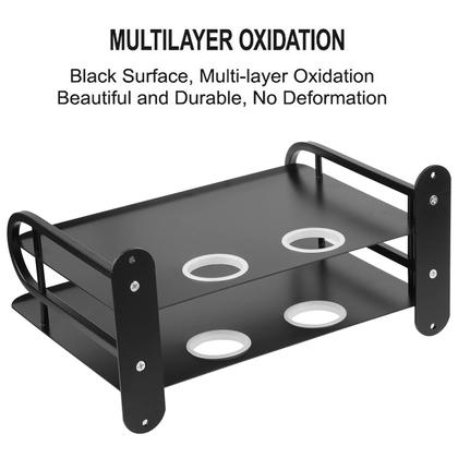 Imagem de Organizador de armazenamento para pendurar na parede Z-Color Black Metal Large