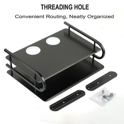 Imagem de Organizador de armazenamento para pendurar na parede Z-Color Black Metal Large