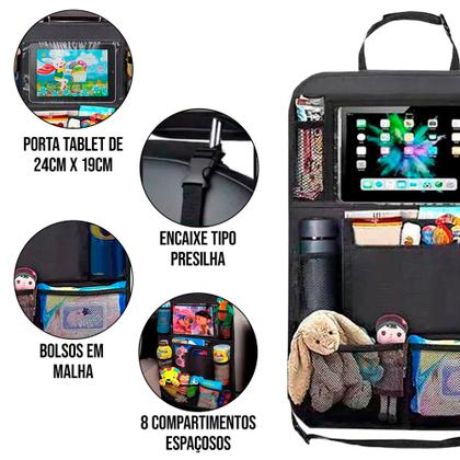 Imagem de Organizador De Assento Carro Multiuso Porta Acessórios Capa