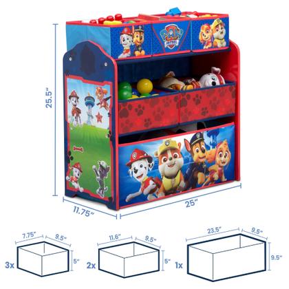 Imagem de Organizador de Brinquedos Delta Children Design & Store PAW Patrol
