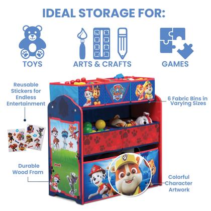 Imagem de Organizador de Brinquedos Delta Children Design & Store PAW Patrol