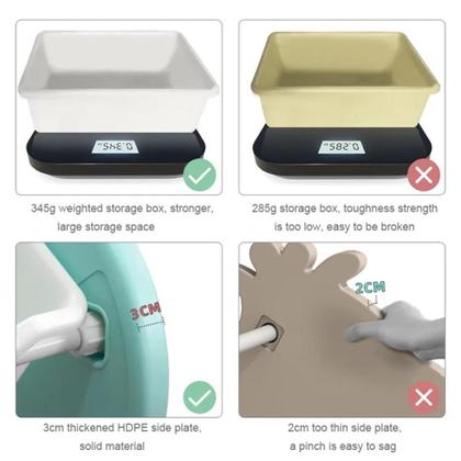 Imagem de Organizador de brinquedos infantil estante com bau caixa multiuso armario quarto bebe porta treco girafinha