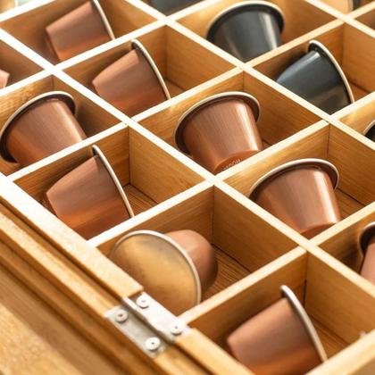Imagem de Organizador De Cápsulas Com 24 Divisórias Sense 30x25cm Ou