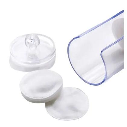 Imagem de Organizador de Cotonetes e Algodão Transparente