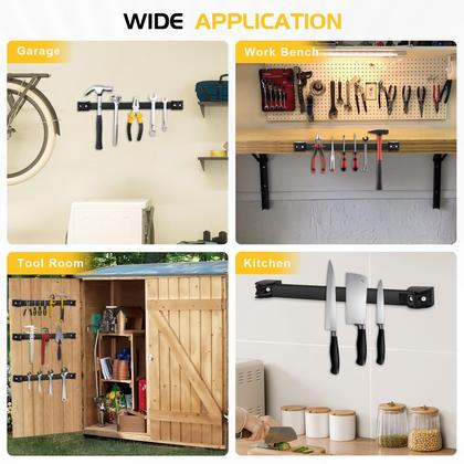 Imagem de Organizador de ferramentas magnéticas DGSL Magnetic Tool Holder Strip, pacote com 5