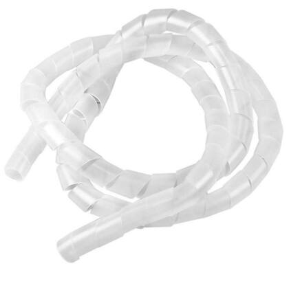 Imagem de Organizador De Fios Cabos Espiral 1,5m x 8mm Transparente