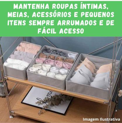 Imagem de Organizador De Gaveta Com 8 Compartimentos Roupas Intimas
