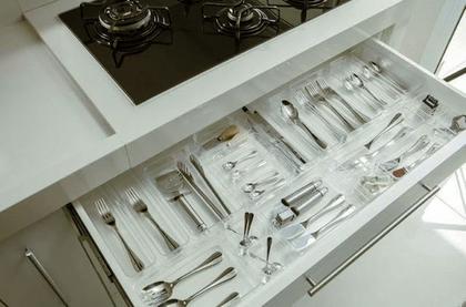 Imagem de Organizador de Gaveta Modular Utensílios de Cozinha Acrílico