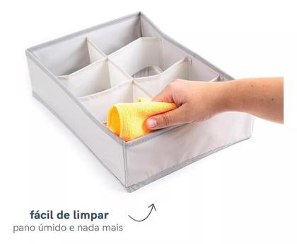 Imagem de Organizador De Gavetas Com 8 Divisórias Multiuso Pratico