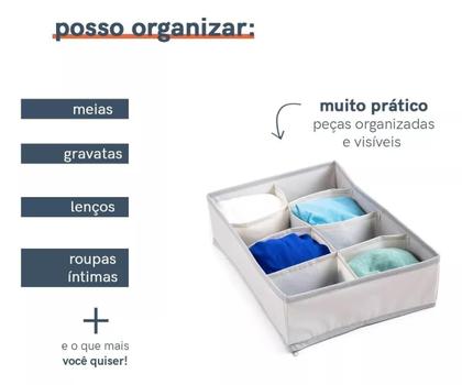 Imagem de Organizador De Gavetas Com 8 Divisórias Multiuso Pratico