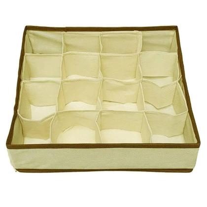 Imagem de Organizador de gavetas para roupa intima 16 espaços tnt 