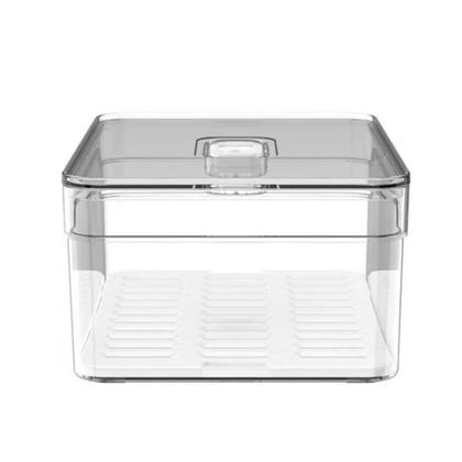Imagem de Organizador De Geladeira 2,2 Litros Com Tampa Clear Fresh