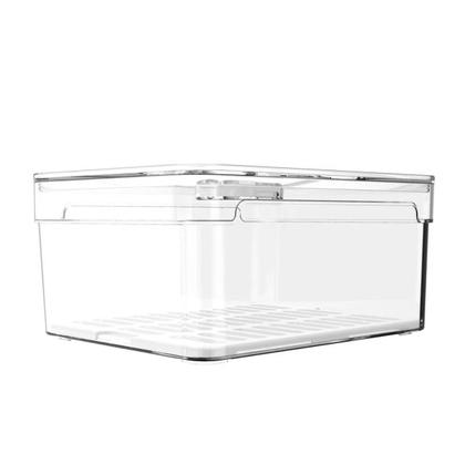 Imagem de Organizador De Geladeira 2,2 Litros Com Tampa Clear Fresh