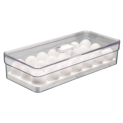 Imagem de Organizador de Geladeira 3,6L com Tela Porta Ovos e Tampa 5un