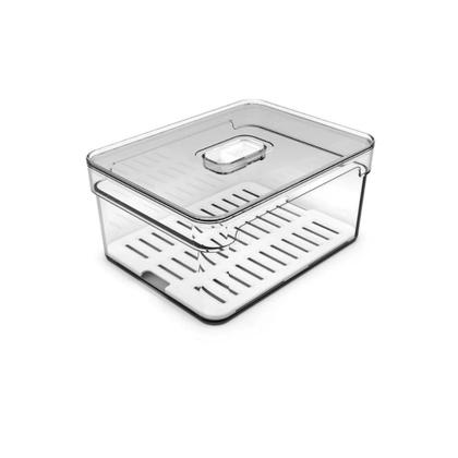 Imagem de Organizador de Geladeira Acrilico com Tampa 2,2L Clear Fres